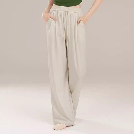  "Apricot loose-fitting trousers classical dance costume."